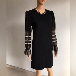 Women’s LILI SIDONIO Molly Bracken black long sleeve dress- Size Small